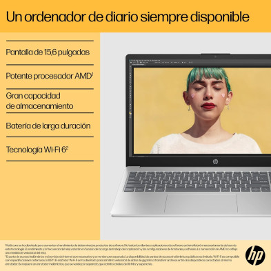 HP 15-fd0052ns - Ordenador portátil de 15.6" Full HD (Intel Core i5-1334U, 16GB RAM, 512GB SSD, Intel Iris Xe Graphics, Windows