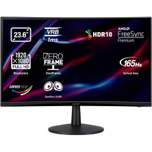 Acer Nitro KG242YEbiif - Monitor Gaming 24" Full HD 100 Hz (60 cm, 1920x1080, 16:9, 250 Nits, Tiempo de Respuesta 1ms VRB, AMD