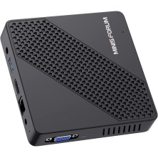 MINIS FORUM Mini PC Fanless 4GB DDR4/64GB eMMC Procesador Intel Celoren N4020 Mini computadora de Escritorio,Puerto HDMI y