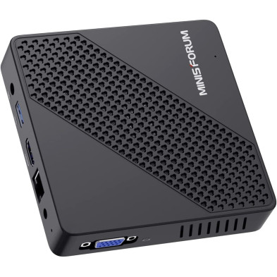 MINIS FORUM Mini PC Fanless 4GB DDR4/64GB eMMC Procesador Intel Celoren N4020 Mini computadora de Escritorio,Puerto HDMI y