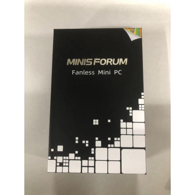 MINIS FORUM Mini PC Fanless 4GB DDR4/64GB eMMC Procesador Intel Celoren N4020 Mini computadora de Escritorio,Puerto HDMI y