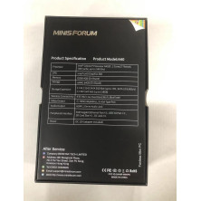 MINIS FORUM Mini PC Fanless 4GB DDR4/64GB eMMC Procesador Intel Celoren N4020 Mini computadora de Escritorio,Puerto HDMI y