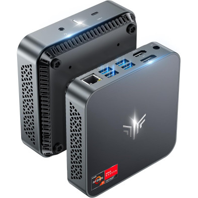 NiPoGi AM02PRO Mini PC, AMD Ryzen 7 5700U(hasta 4.3GHz, 8C/16T), 16GB RAM 512GB NVMe SSD Mini Ordenador de Sobremesa para