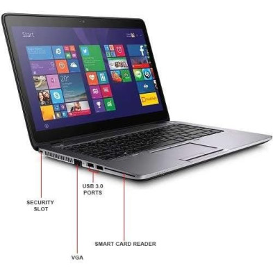 HP Elitebook 840 G2 de 14 Pulgadas Ultrabook PC portátil (Intel Core I5-5200U, 8 GB de RAM, 512 GB SSD WiFi, Webcam, Windows 10