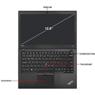 Lenovo ThinkPad X270 Ultrabook de 12,5 pulgadas, Intel Core i5-6300U 2.4GHz 8GB 512GB SSD HDMI WiFi WebCam Windows 10 Pro de 64