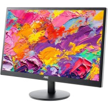 AOC M2470SWH - Monitor FHD de 24 pulgadas, 60 Hz, 5 ms, MVA, altavoces (1920 x 1080 a 60 Hz, 250 cd/m², HDMI 1.4 x 2/VGA)