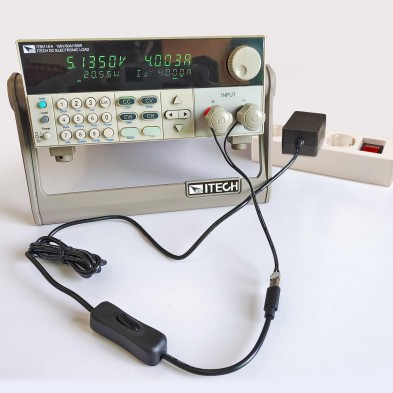 Miuzei Raspberry Pi 4 y 5 3 Fuente de alimentación 5V 4,1 A 20,5W USB C Power Supply con Interruptor de Encendido/Apagado