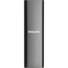 Philips Portable Externe SSD 500 GB, Delgado, SATA Speed ​​USB-C, USB, Lectura hasta 540 MB/s, Escritura hasta 520 MB/s,