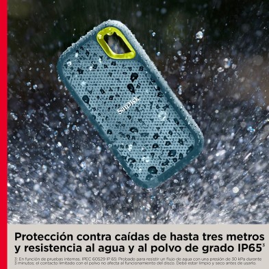 SanDisk 2TB Portable SSD SSD externa USB 3.2 Gen 2 hasta 520 MB/s