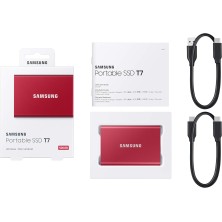 Samsung T7 Portable SSD - 1 TB - USB 3.2 Gen.2 External SSD Indigo Blue (MU-PC1T0H/WW)