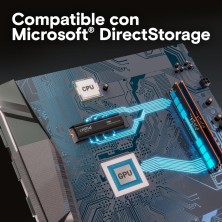 Crucial T500 SSD 1TB PCIe Gen4 NVMe M.2 SSD Interno Gaming, Hasta 7300MB/s, Compatible con Ordenador Portátil y de Sobremesa,