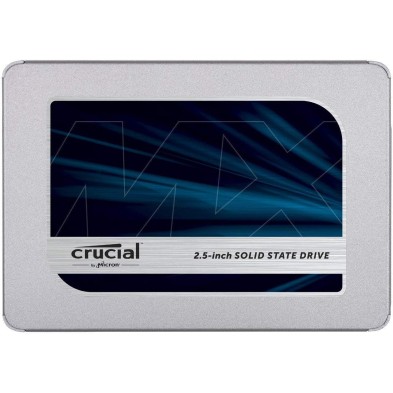 Crucial MX500 500GB 3D NAND SATA de 2,5 pulgadas SSD Interno - Hasta 560MB/s - CT500MX500SSD1