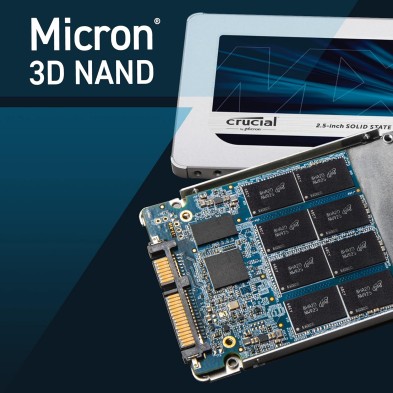 Crucial MX500 500GB 3D NAND SATA de 2,5 pulgadas SSD Interno - Hasta 560MB/s - CT500MX500SSD1