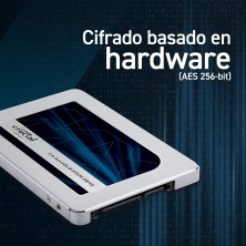 Crucial MX500 500GB 3D NAND SATA de 2,5 pulgadas SSD Interno - Hasta 560MB/s - CT500MX500SSD1
