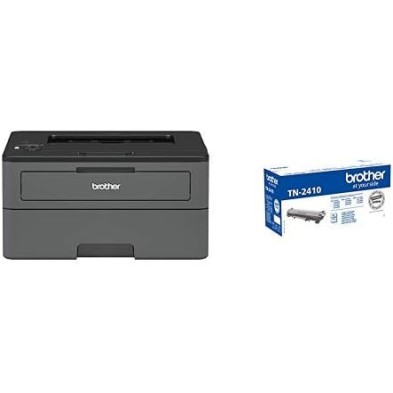 Brother HLL2375DW - Impresora láser monocromo con red cableada, Wifi y dúplex (34 ppm, USB 2.0, Wifi Direct, procesador de 600