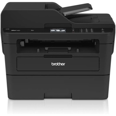 Brother MFCL2750DW, Impresora Multifunción Láser Monocromo con Fax Y Dúplex En Todas Las Funciones, USB, WiFi, Ethernet, Negro