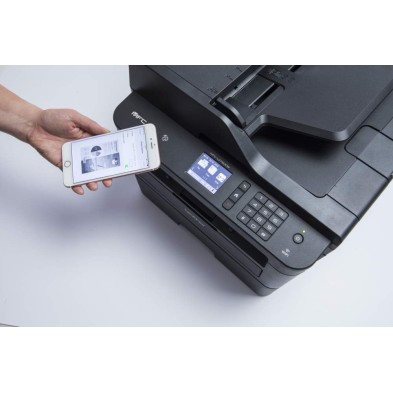 Brother MFCL2750DW, Impresora Multifunción Láser Monocromo con Fax Y Dúplex En Todas Las Funciones, USB, WiFi, Ethernet, Negro