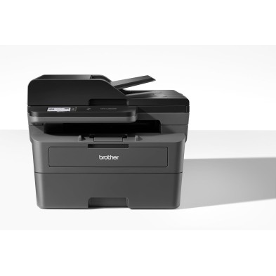 Brother MFCL2860DW, Impresora multifunción láser Monocromo WiFi con fax, impresión automática a Doble Cara y ADF de 50 Hojas