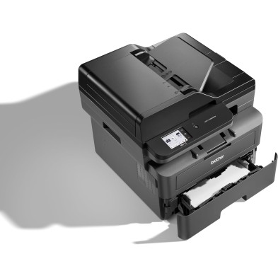 Brother MFCL2860DW, Impresora multifunción láser Monocromo WiFi con fax, impresión automática a Doble Cara y ADF de 50 Hojas