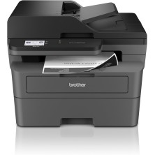 Brother MFCL2860DW, Impresora multifunción láser Monocromo WiFi con fax, impresión automática a Doble Cara y ADF de 50 Hojas