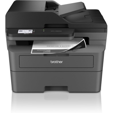 Brother MFCL2860DW, Impresora multifunción láser Monocromo WiFi con fax, impresión automática a Doble Cara y ADF de 50 Hojas