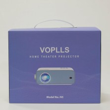 Mini Proyector Portatil con Tripode, 12000 Lumen Videoproyector Cine en Casa Full HD 1080P, VOPLLS Proyector para Zoom del 50%,
