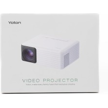 YOTON Mini Proyector Portátil - Soporta Full HD 1080P, Y3 Proyector Compatible con Móviles, Teléfonos, PC, PS5 y Xbox, Entradas
