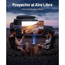 Proyector, ELEPHAS 2024 WiFi Mini proyector, 15000 Lux 1080P HD Proyector portátil compatible con iOS/Android/Tablet/HDMI/TV