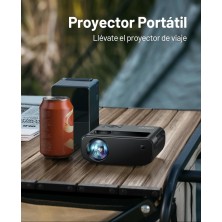 Proyector, ELEPHAS 2024 WiFi Mini proyector, 15000 Lux 1080P HD Proyector portátil compatible con iOS/Android/Tablet/HDMI/TV