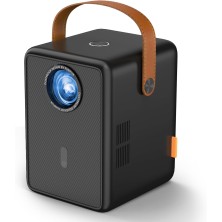 Enfoque Eléctrico Proyector Portátil, FunFlix G1 Proyector WiFi Bluetooth, 10000 Lúmenes Mini Proyector Full HD 1080P,