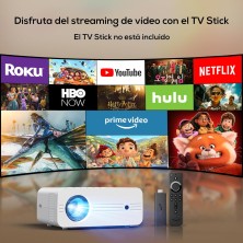 Proyector Portátil 5G WiFi Bluetooth con Tripode, 13000 Lumens Proyector 4K Compatible Full HD 1080P Nativo, AKIYO O7 Proyector