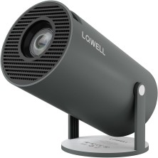 LQWELL® Mini Proyector, Compatible con WiFi 6, BT5.0 con Sistema Operativo Android 11.0, CorrecciÓN Trapezoidal AutomÁTica,