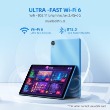 TECLAST Tablet 10 Pulgadas P25T Android 12, 8GB RAM+64GB ROM (1TB TF), 5G+2.4G WiFi, Quad-Core 1.8GHz, 5000mAh/TF/BT5.0/FHD
