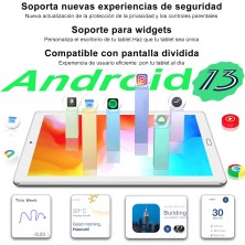 YESTEL Tablet 10 Pulgadas Android 13 con 10 GB RAM + 64 GB ROM (1 TB Ampliable), GPS, 5G Wi-Fi, BT 5.0, 8 Core CPU, 5MP + 8MP,