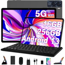 2024 Newest Tablet 11 Pulgadas Android 13 16GB RAM+256GB ROM+TF 1TB, 2K Display 2000 * 1200, Octa-Core, 8600mAh, WiFi 5G, GPS,