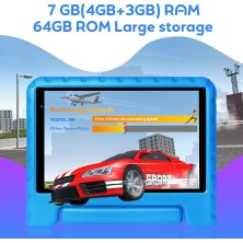 Tablet Para Niños 8 Pulgadas con Wi-Fi 6, Android 13, 7GB RAM + 64GB ROM (1TB TF), GPS, 1280*800 HD Tablet Niños con BT5.0,