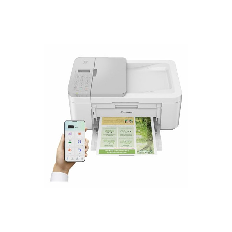 Canon Pixma TR4756i Impresora Multifunción 4 en 1, Compatible con Pixma Print Plan, Impresión, Escaneo y Copia, WiFi, Cartuchos 