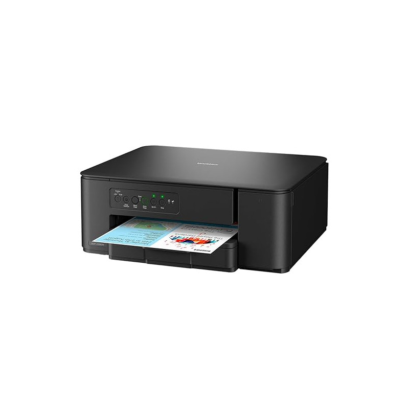 Brother DCPJ1260W Impresora Multifunción de Tinta WiFi y WiFi Direct con Conexión con Dispositivos Móviles, Negro