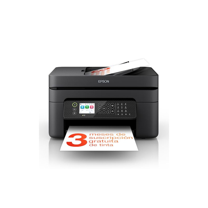 Impresora de inyección de tinta multifunción WorkForce WF-2930DWF A4 con conectividad inalámbrica y 3 meses gratis de suscripció