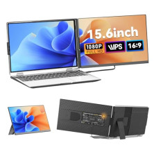siaviala Monitor PortáTil Mejorado De 15.6", Extensor Pantalla Portati 1080p IPS, Doble Pantalla Portatil, Compatible con Laptop