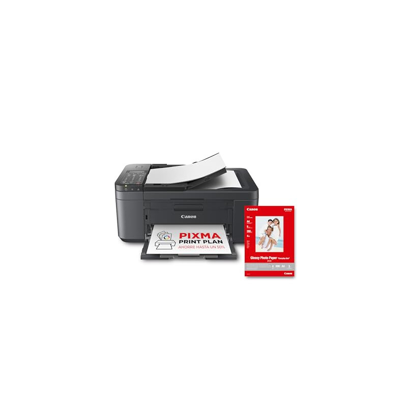 Canon Pixma TR4755i Impresora Multifunción 4 en 1, Compatible con Pixma Print Plan, Escaneo y Copia, WiFi, Impresión a Doble Car