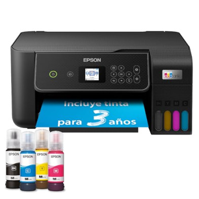 Epson EcoTank ET-2870 Impresora de Depósito de Tinta | Para Uso Intensivo en Hogar | Wi-Fi | A4 | Imprimir, Copiar, Escanear | P