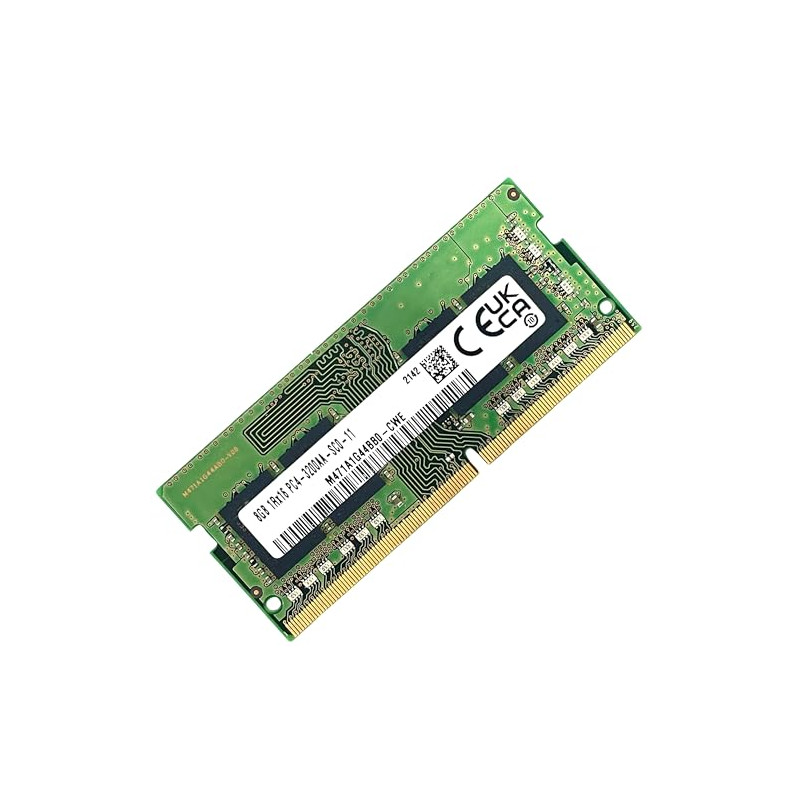 Memoria RAM 8GB DDR4 3200MHz PC4-3200AA Non-ECC Unbuffered 1.2V 1Rx16 Single Rank 260 Pin Módulo SODIMM para Ordenador Computado
