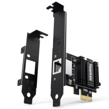 Tarjeta De Red PCIe 10G, Tarjeta Ethernet YuanLey 10G Base-T con Controlador Realtek RTL8127AT, Adaptador Ethernet PCIe A RJ45 1