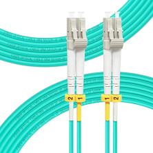 FLYPROFiber 20M OM4 LC a LC Cable de Fibra Óptica Patch | Opciones de longitud: 0,2m-100m, 40 GB/100 GB Dúplex, Cable Multimodo 