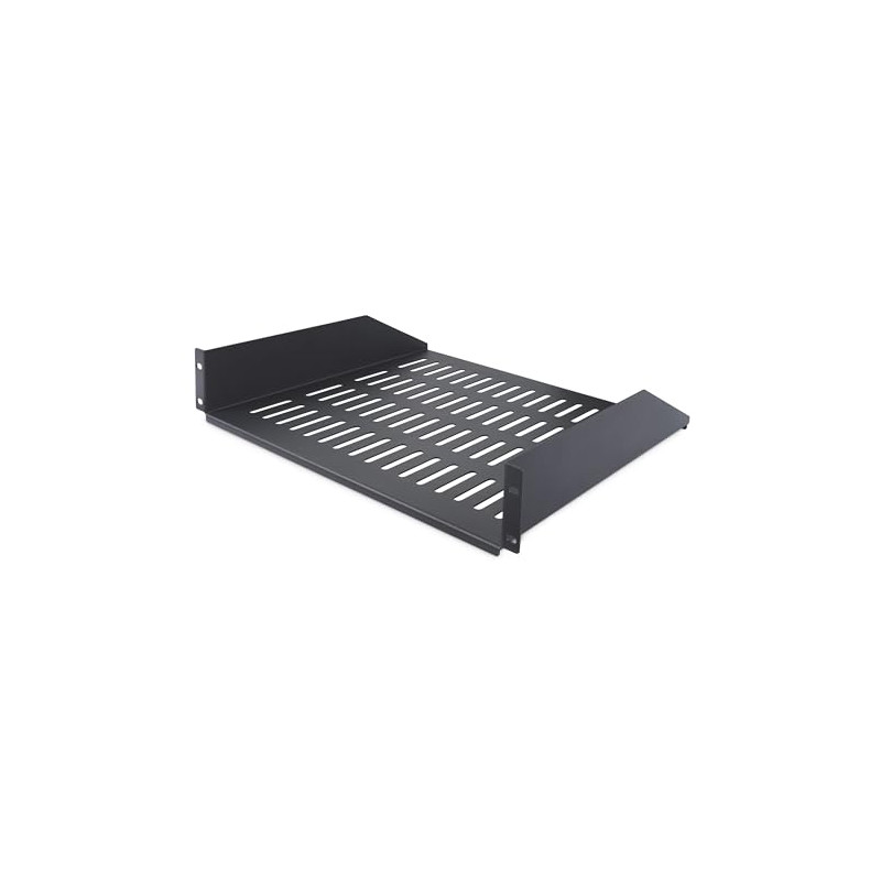 StarTech.com Estante 2U Ventilado Voladizo para Rack - Bandeja para Rack - Profundidad de Montaje 40,64cm - 20kg