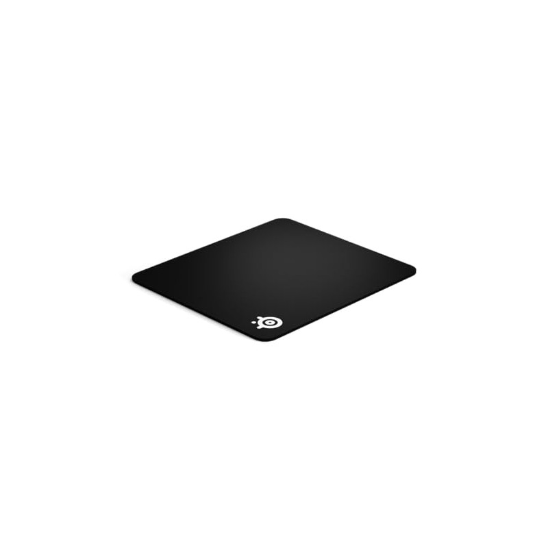 SteelSeries QcK Heavy - Alfombrilla para juegos - Base de goma antideslizante extra gruesa (6 mm) - Optimizada para sensores de 