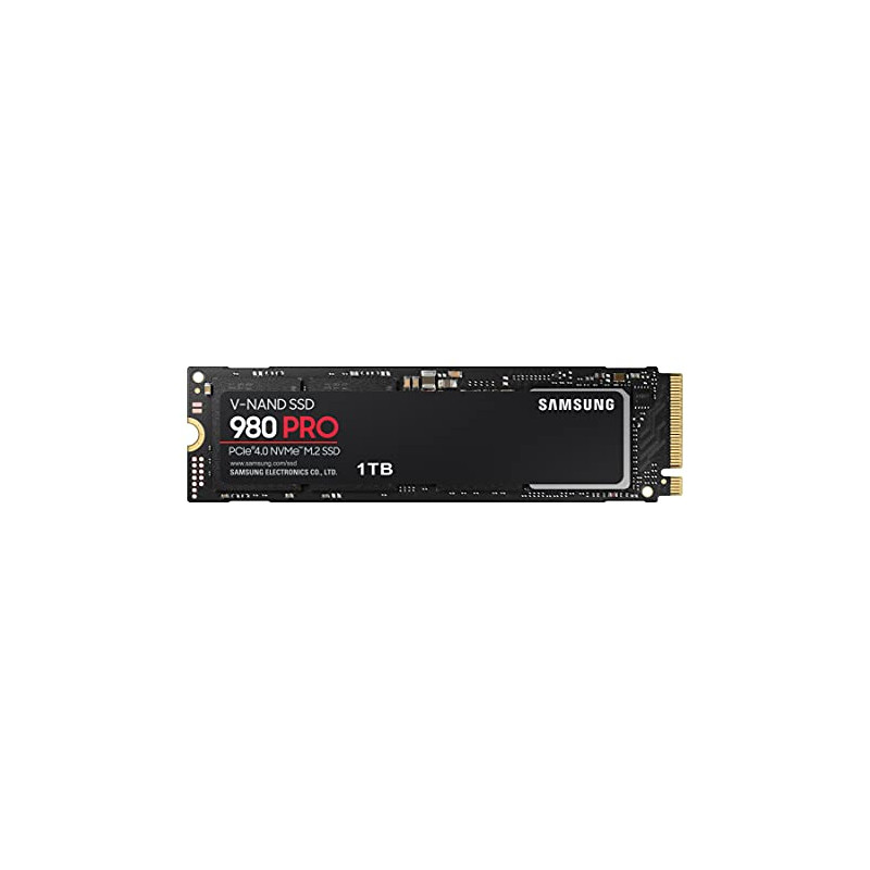 Samsung 980 PRO 1TB, hasta 7.000 MB/s, PCIe 4.0 NVMe M.2 (2280), SSD interno (MZ-V8P1T0)