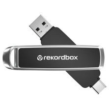 SanDisk DJ Unidad Flash 512GB (Pioneer DJ y AlphaTheta Compatible, Dos Conectores con USB-A y USB-C de Alto Rendimiento, hasta 1