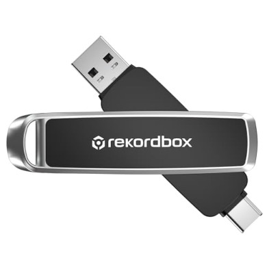 SanDisk DJ Unidad Flash 512GB (Pioneer DJ y AlphaTheta Compatible, Dos Conectores con USB-A y USB-C de Alto Rendimiento, hasta 1
